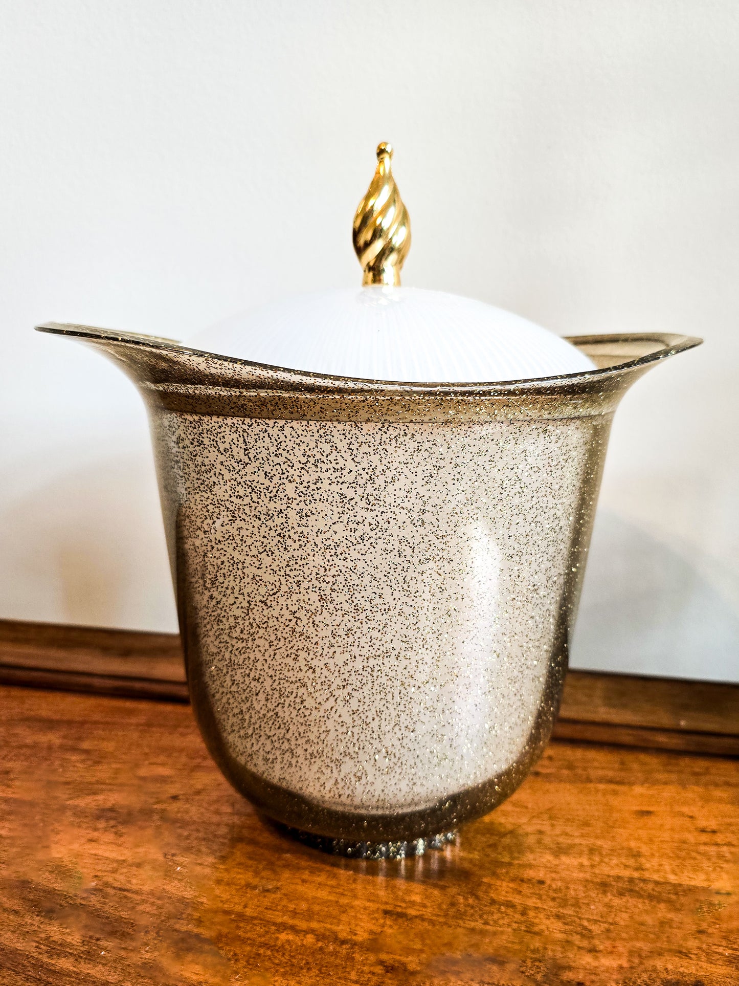 Mid-century Modern Sparkling Atomic Ice Bucket