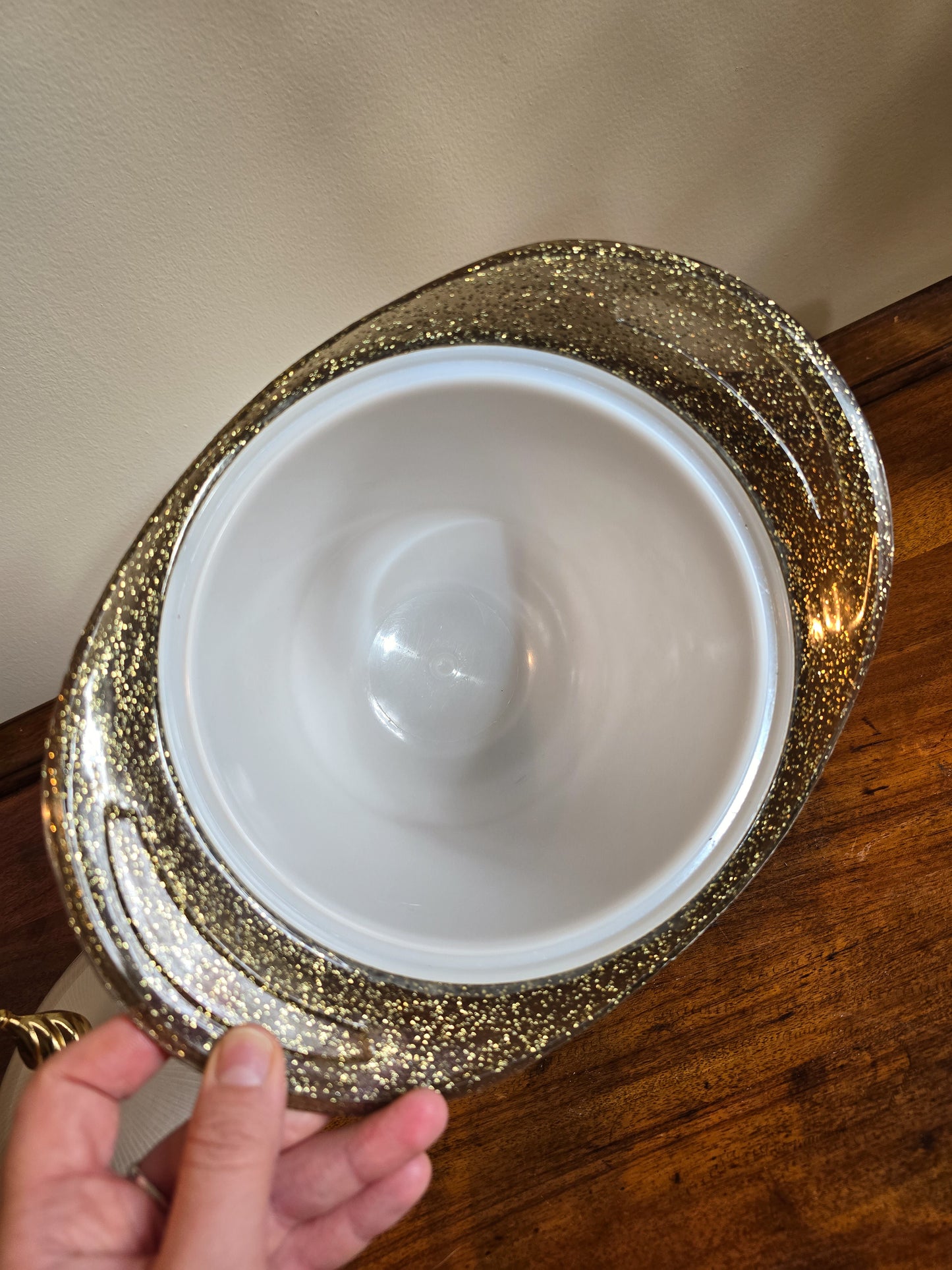 Mid-century Modern Sparkling Atomic Ice Bucket