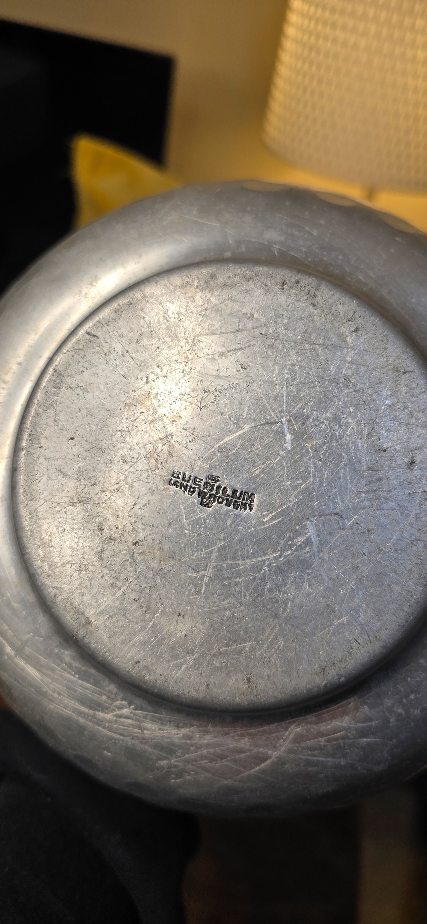 Vintage Buenilum Hammered Pitcher