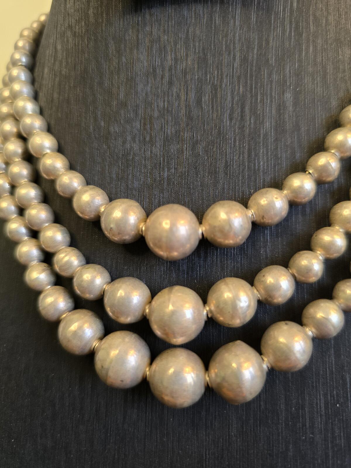 Antique Taxco Desert Pearls Native Mexican Jewelry