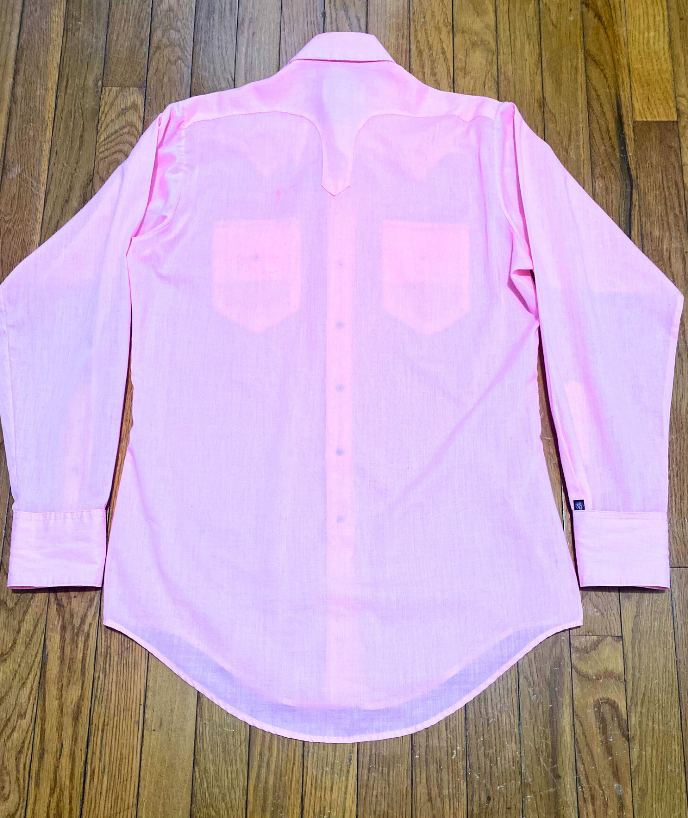 Vintage 70's Rockmount Light Pink Western Snap Shirt