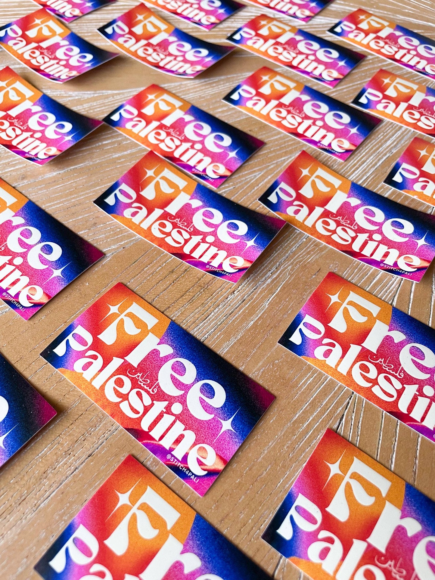 Free Palestine Sticker weatherproof