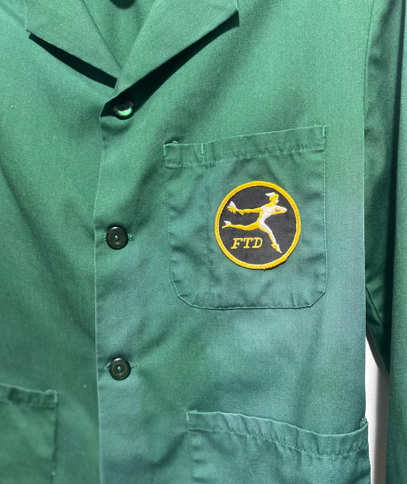 Vintage 70's Green FTD Utility Jacket