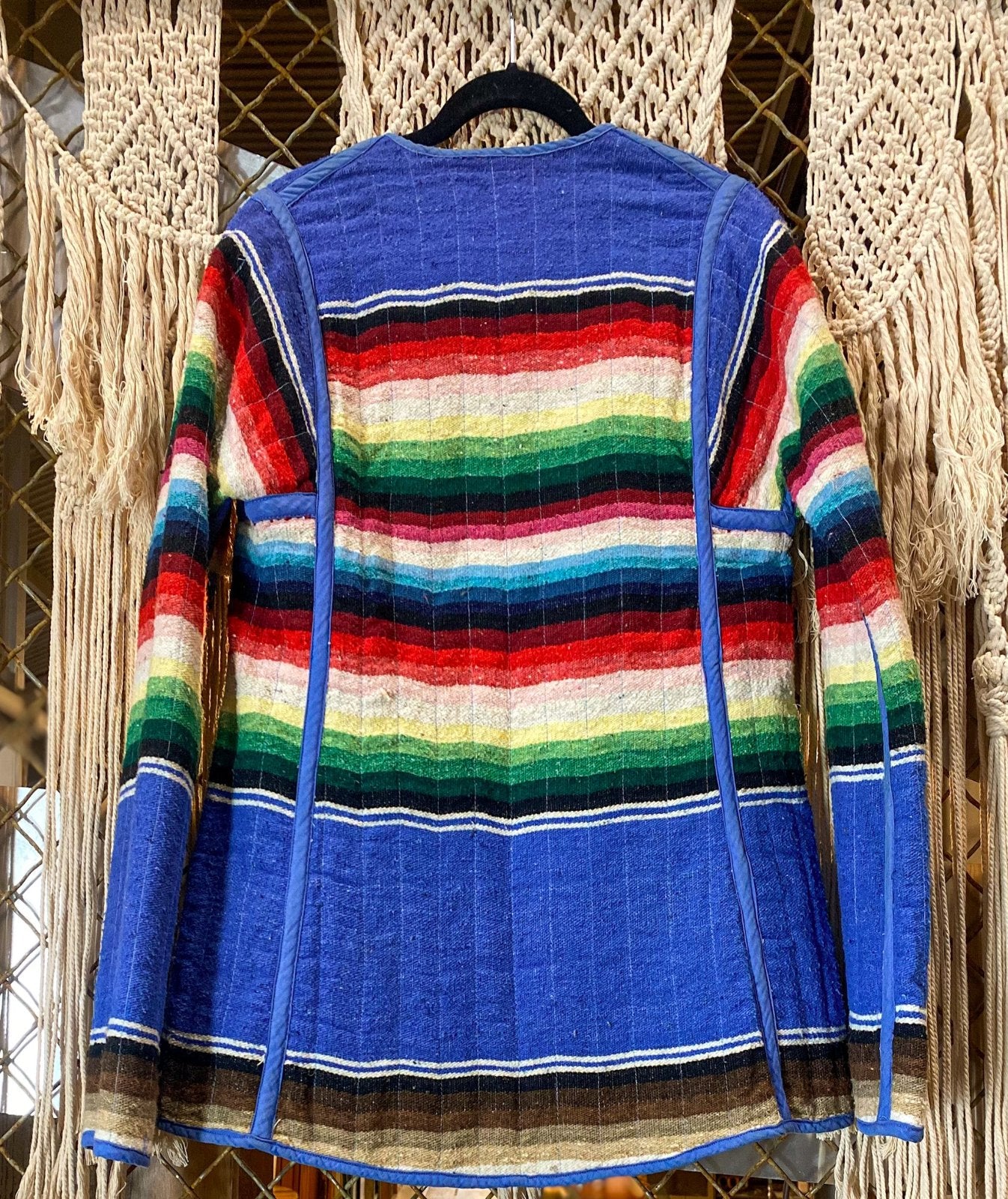 Vintage 70's Serape Quilted Jacket