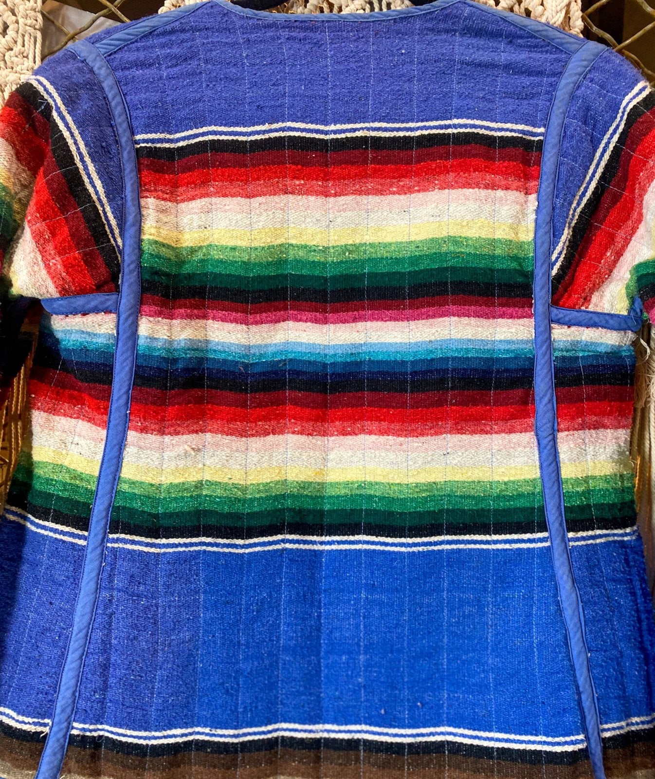 Vintage 70's Serape Quilted Jacket