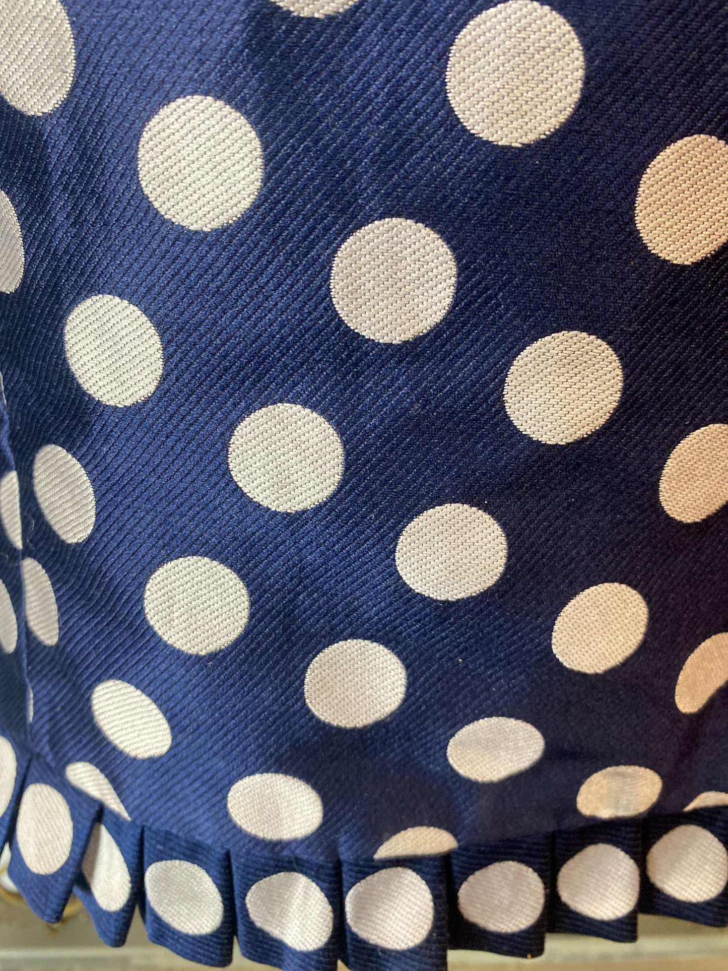Vintage 70's Geoffrey Beene Polka Dot Dress
