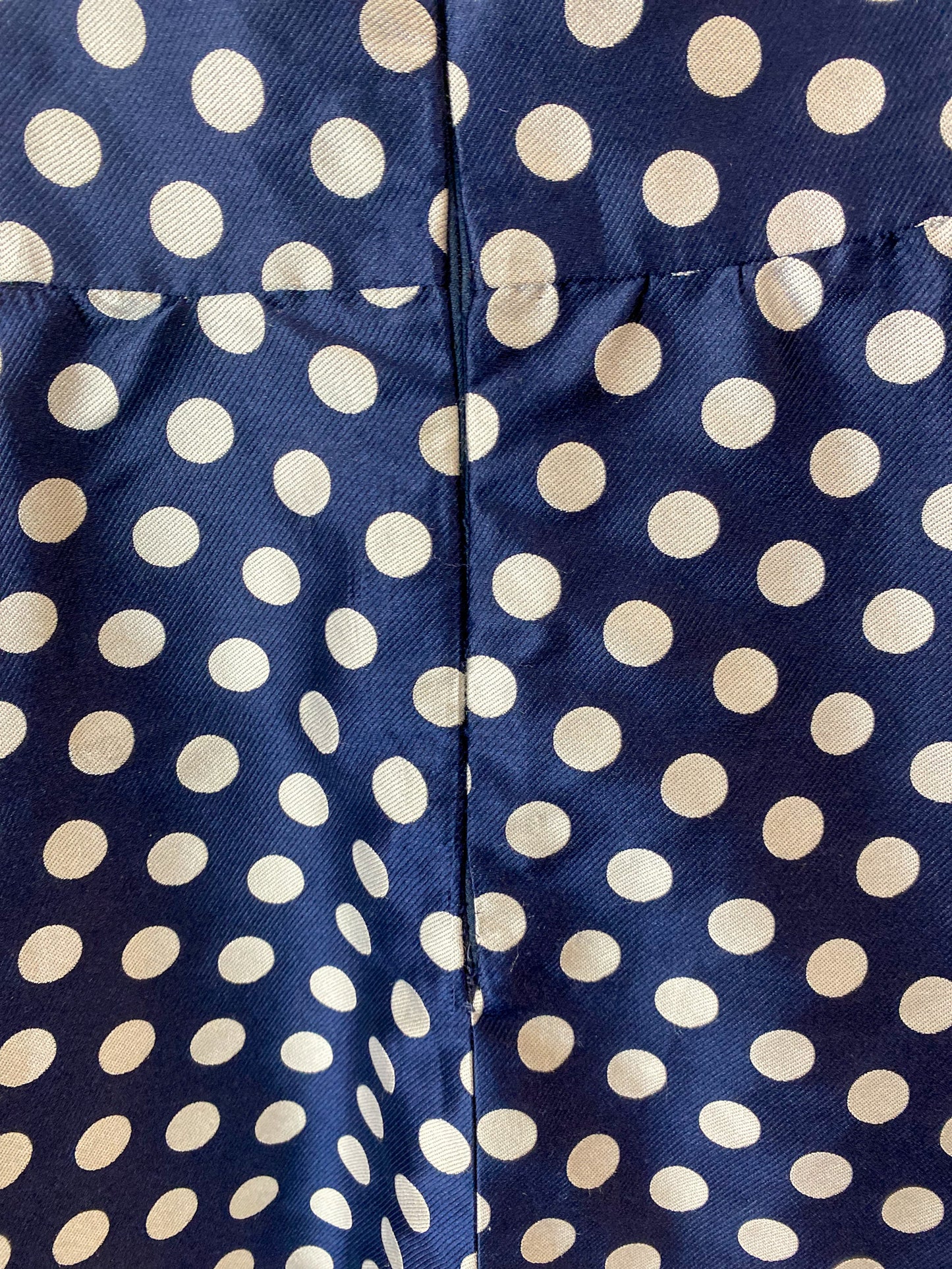 Vintage 70's Geoffrey Beene Polka Dot Dress
