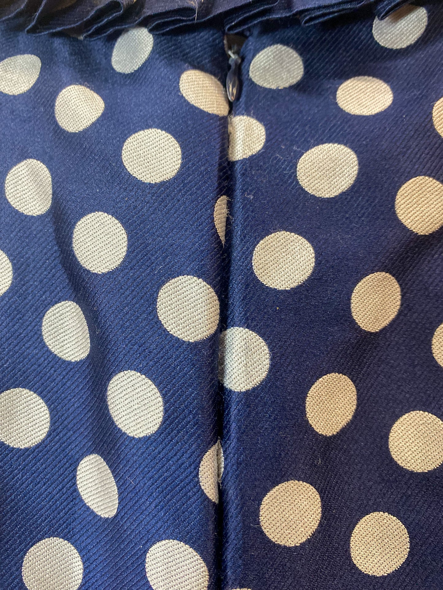 Vintage 70's Geoffrey Beene Polka Dot Dress