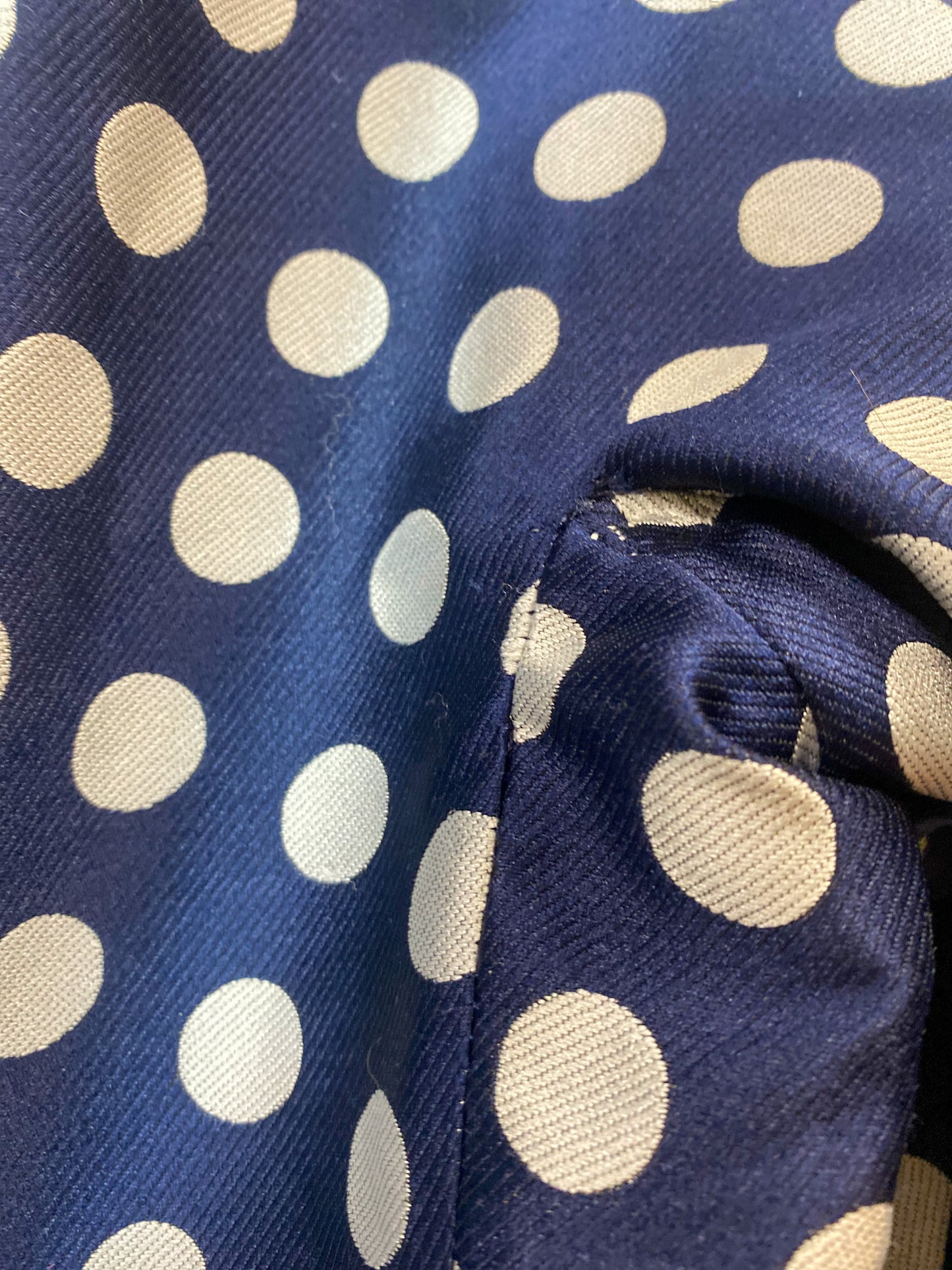 Vintage 70's Geoffrey Beene Polka Dot Dress