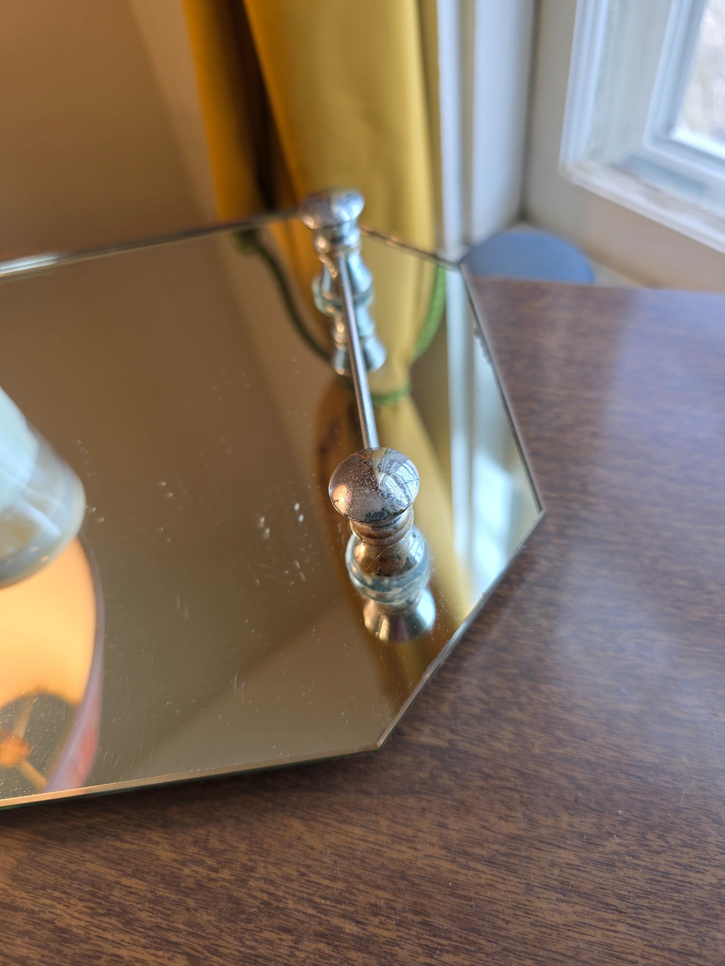 Vintage Vanity Perfume Tray Mirror