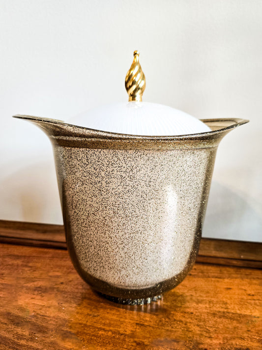 Mid-century Modern Sparkling Atomic Ice Bucket