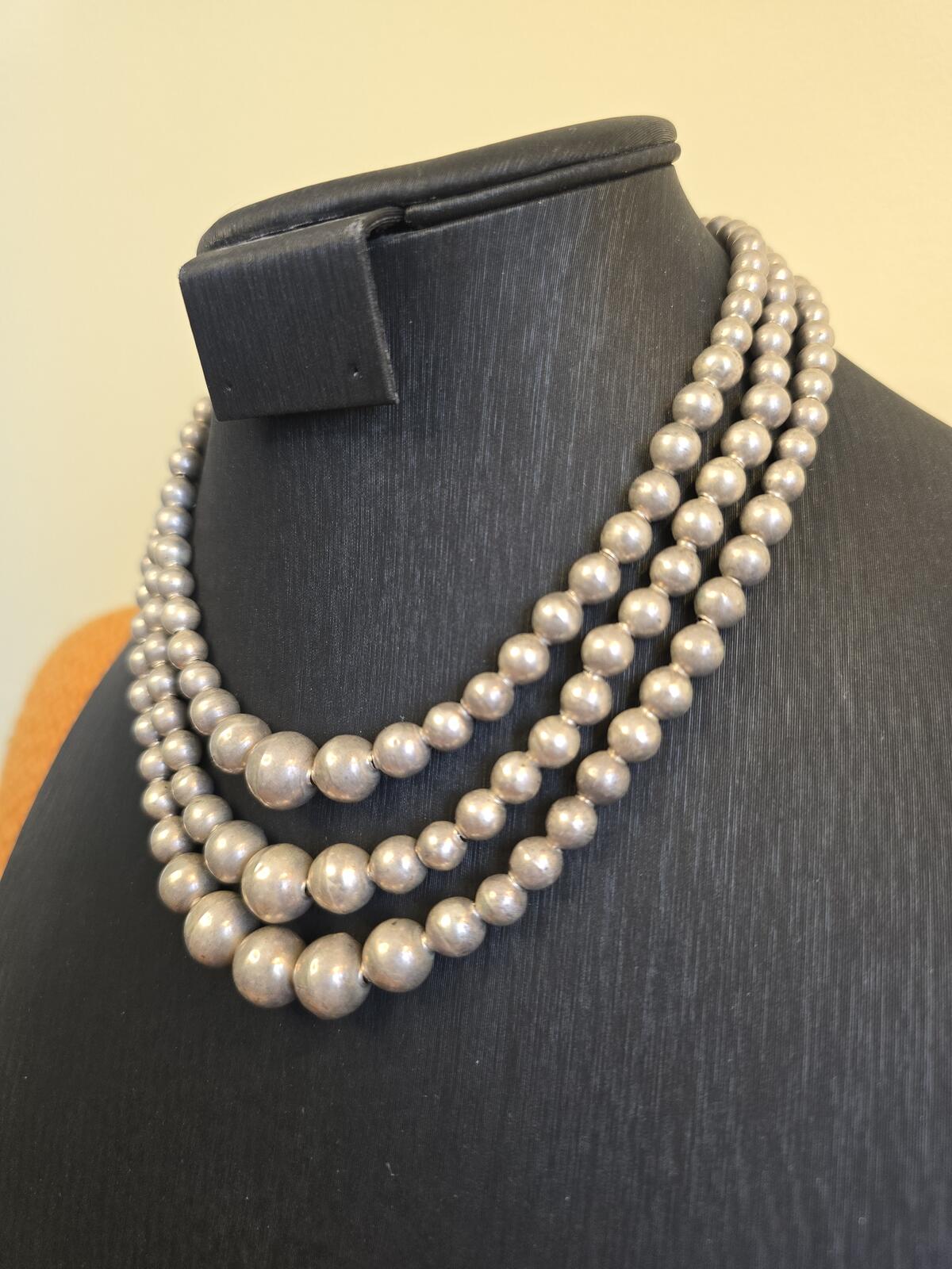 Antique Taxco Desert Pearls Native Mexican Jewelry