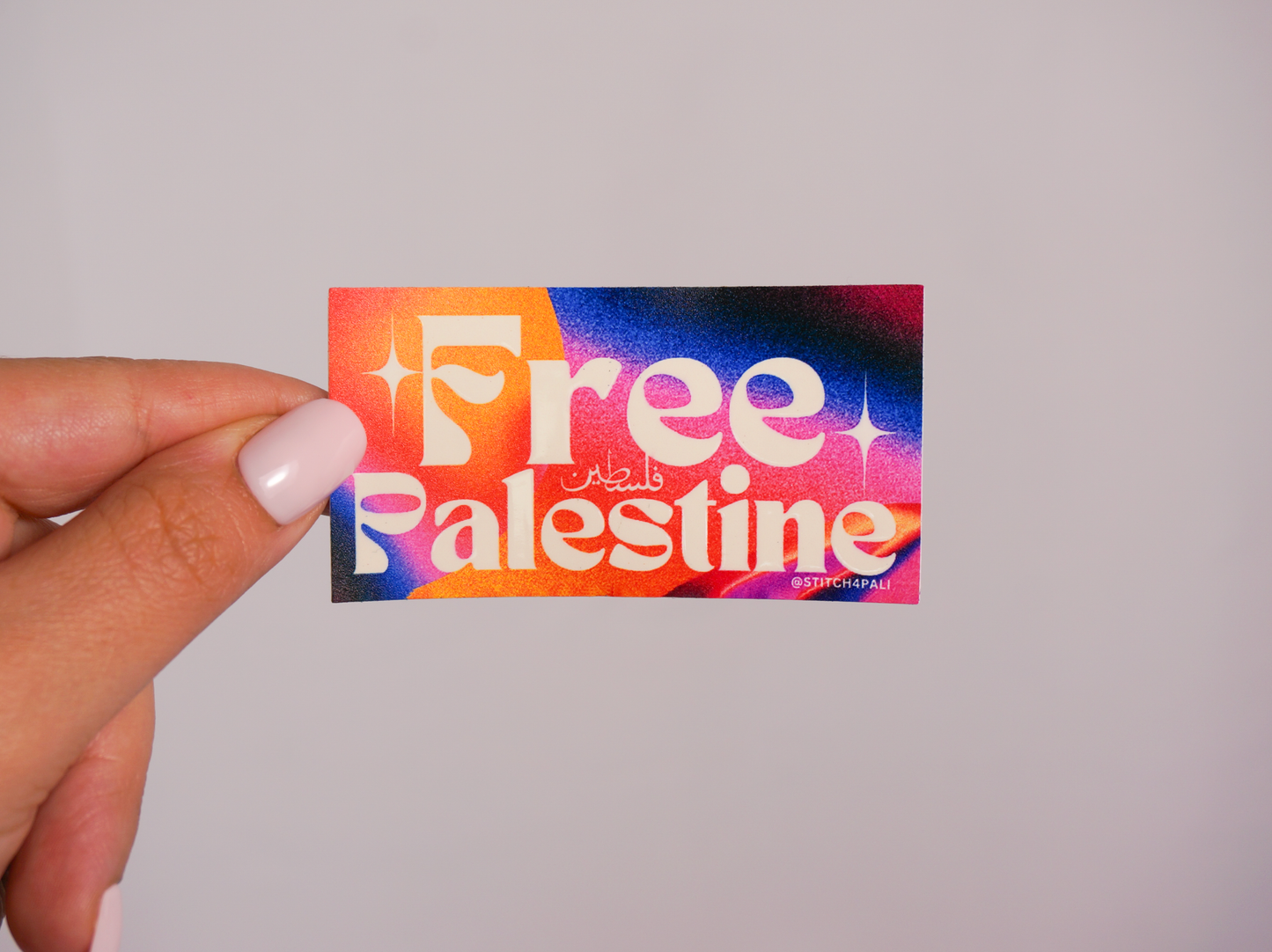 Free Palestine Sticker weatherproof