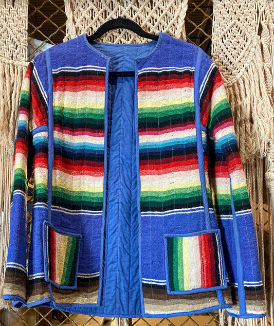 Vintage 70's Serape Quilted Jacket