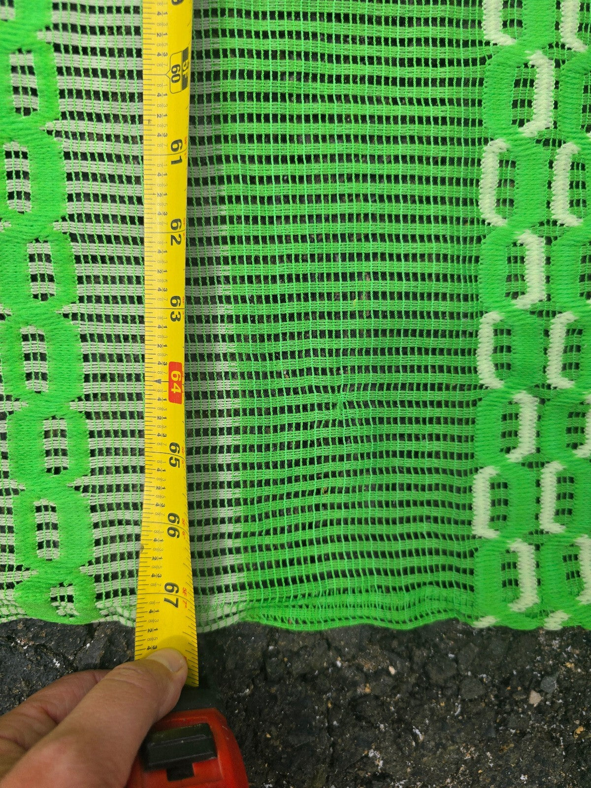 1960s Lime Green Woven Vintage Shower Curtain with Grommets