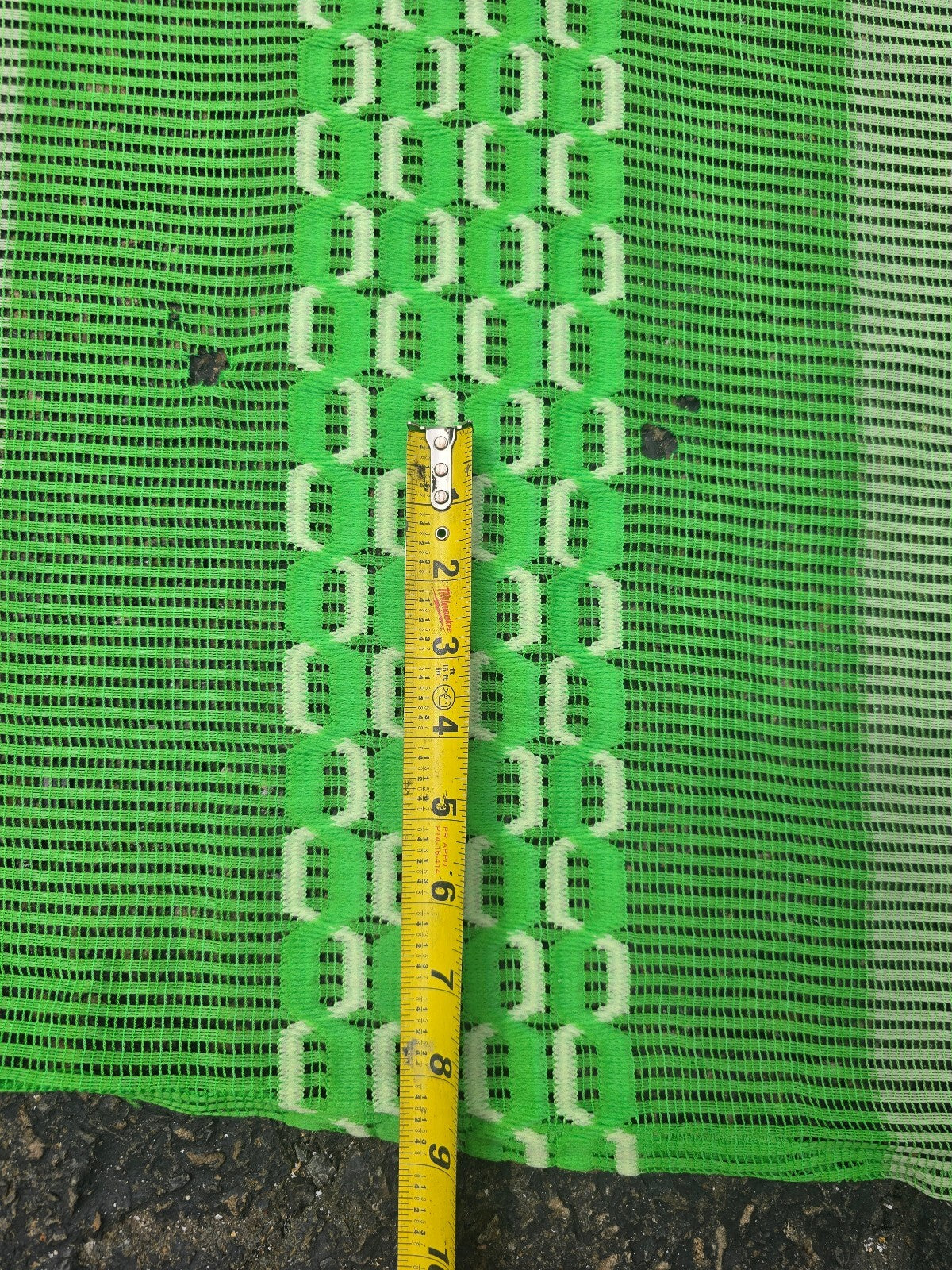 1960s Lime Green Woven Vintage Shower Curtain with Grommets